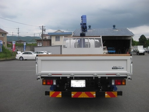 納車画像2 ご成約ありがとうございます 2014年6月10日 福岡県 K様。 新車・2tクレーン付トラックを納車させていただきました。
■いすゞエルフ H26年 TKG-NPR85AR
■タダノクレーン ZE265HR リアジャッキ付 5段ブーム・ラジコン・フックイン
●床鉄板・鳥居鉄板・上部エキスパン張り・アオリ3方木枠・エキスパンダ物入れ